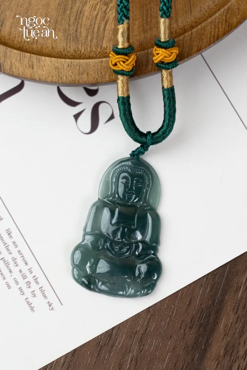 Mặt dây Phật Quan Âm – Phỉ Thúy Type A · ảnh 3