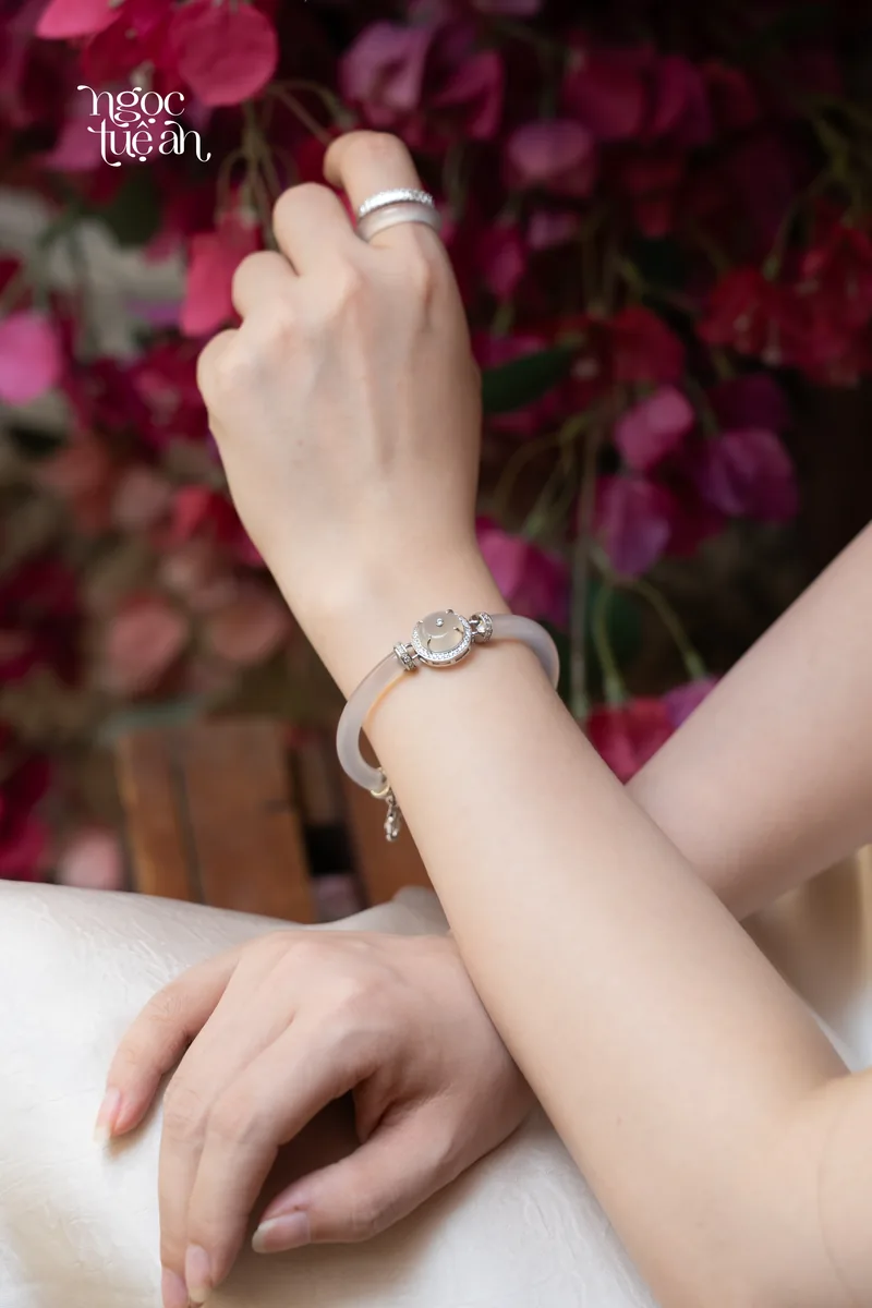 3. Lắc Tay Đồng Hồ Mã Não Size Nhỏ · ảnh 2