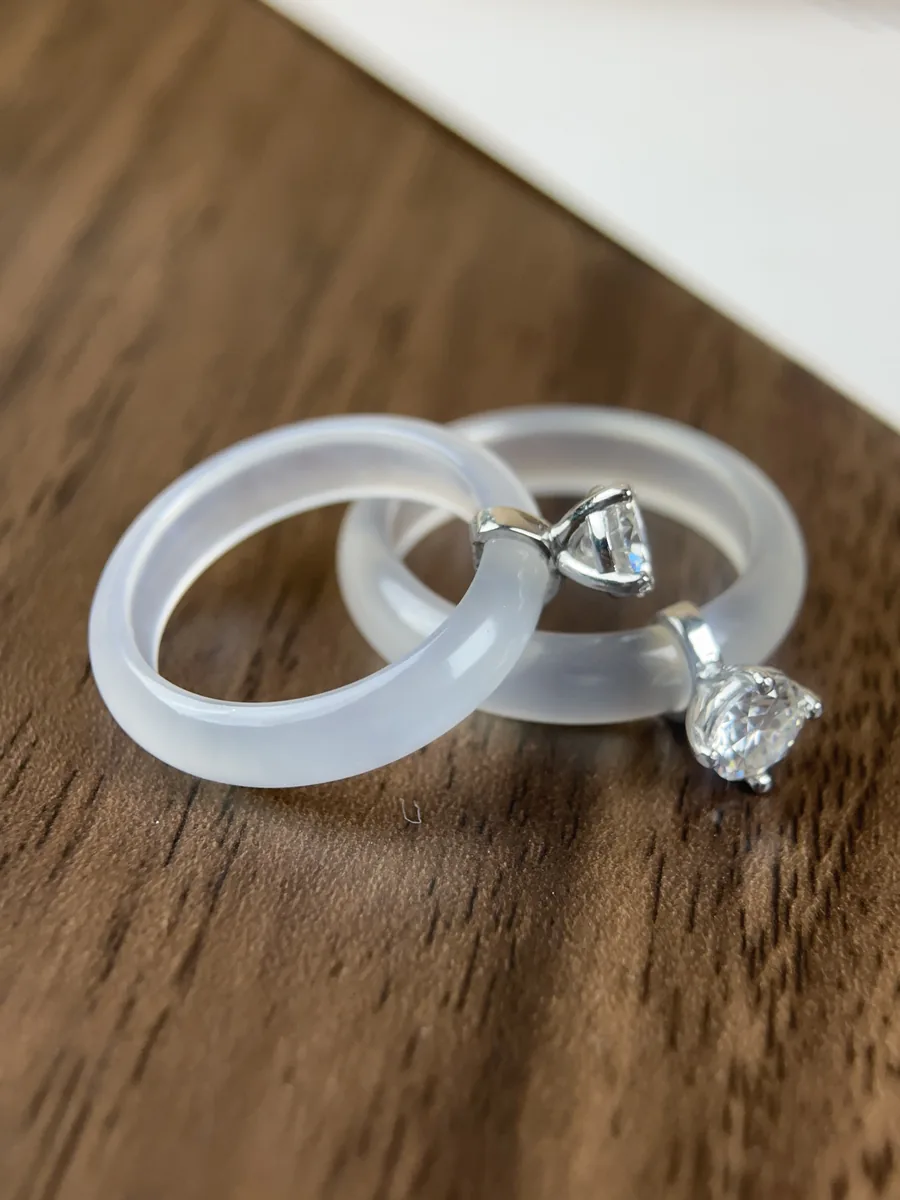 8. Nhẫn Mã Não Moissanite · ảnh 2