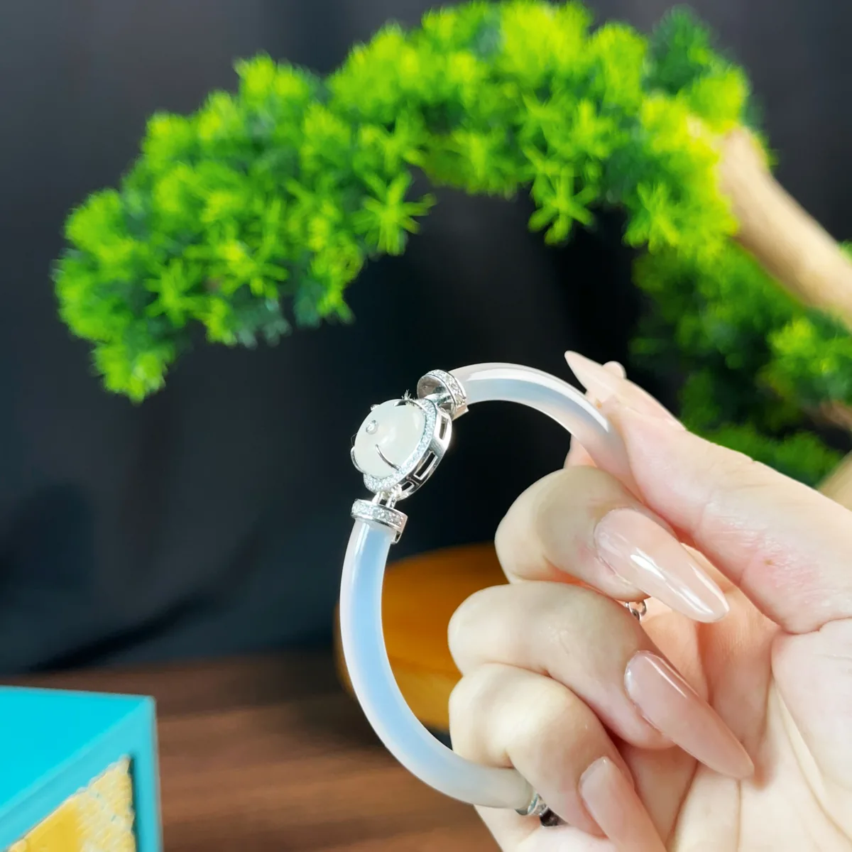 4. Lắc Tay Đồng Hồ Mã Não Size Nhỏ Dáng 2 · ảnh 4