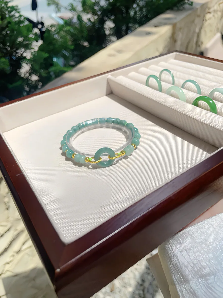 Vòng tay Đồng Điếu – Phỉ Thúy Type A · ảnh 4